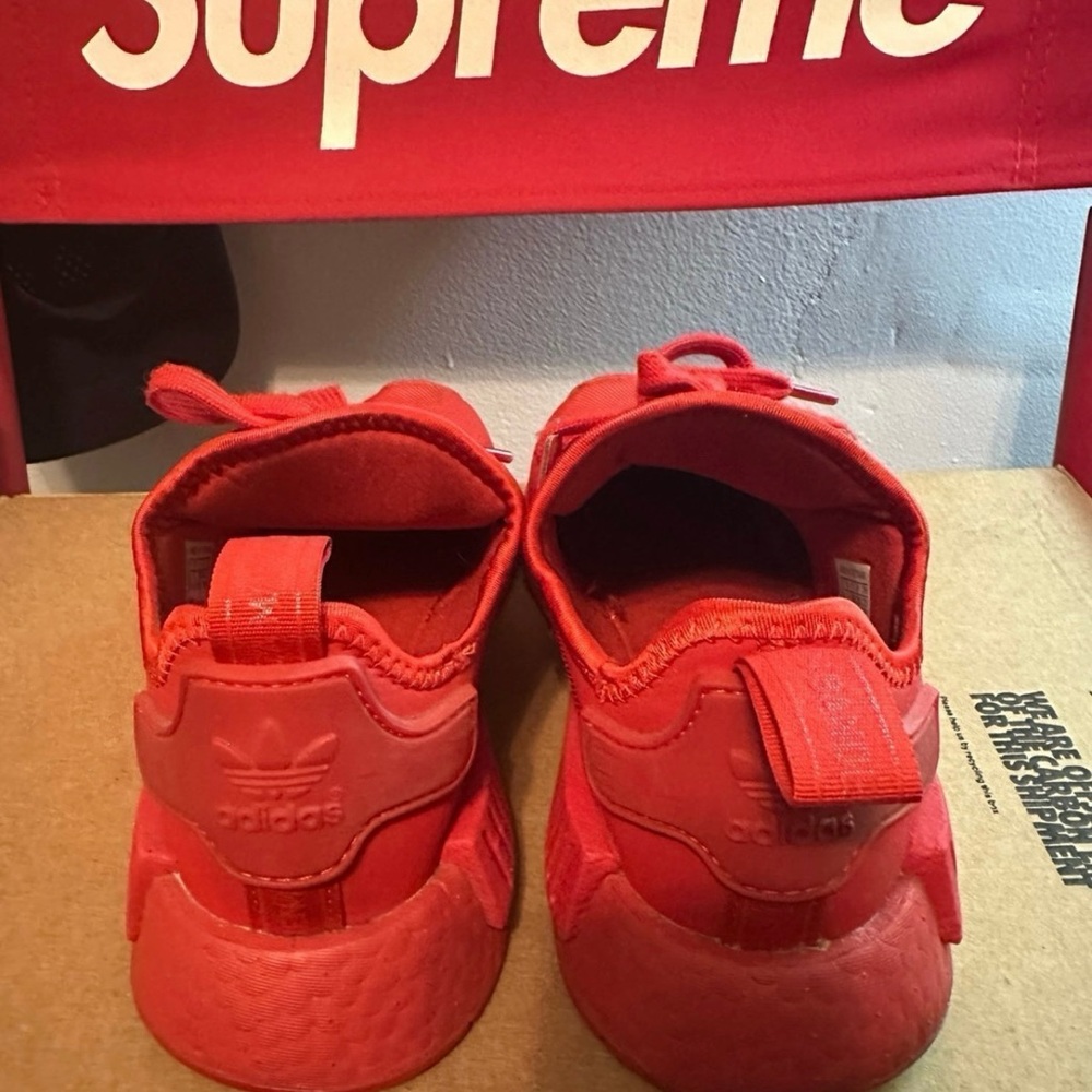 Adidas Kids Triple Scarlet Sneakers - Picture 6 of 8